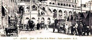 1078- Alger - Escaliers de la Pecherie et le Palais Consulaire2
